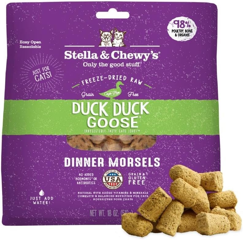 Premium Raw Duck & Goose Cat Food for Optimal Health