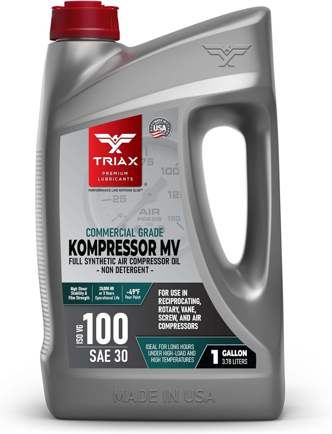 Premium Synthetic Air Compressor Oil: 20,000+ Hour Protection