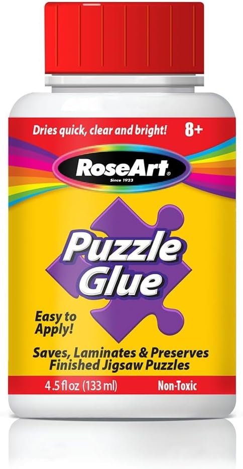 Preserve Your Puzzles with RoseArt Glue