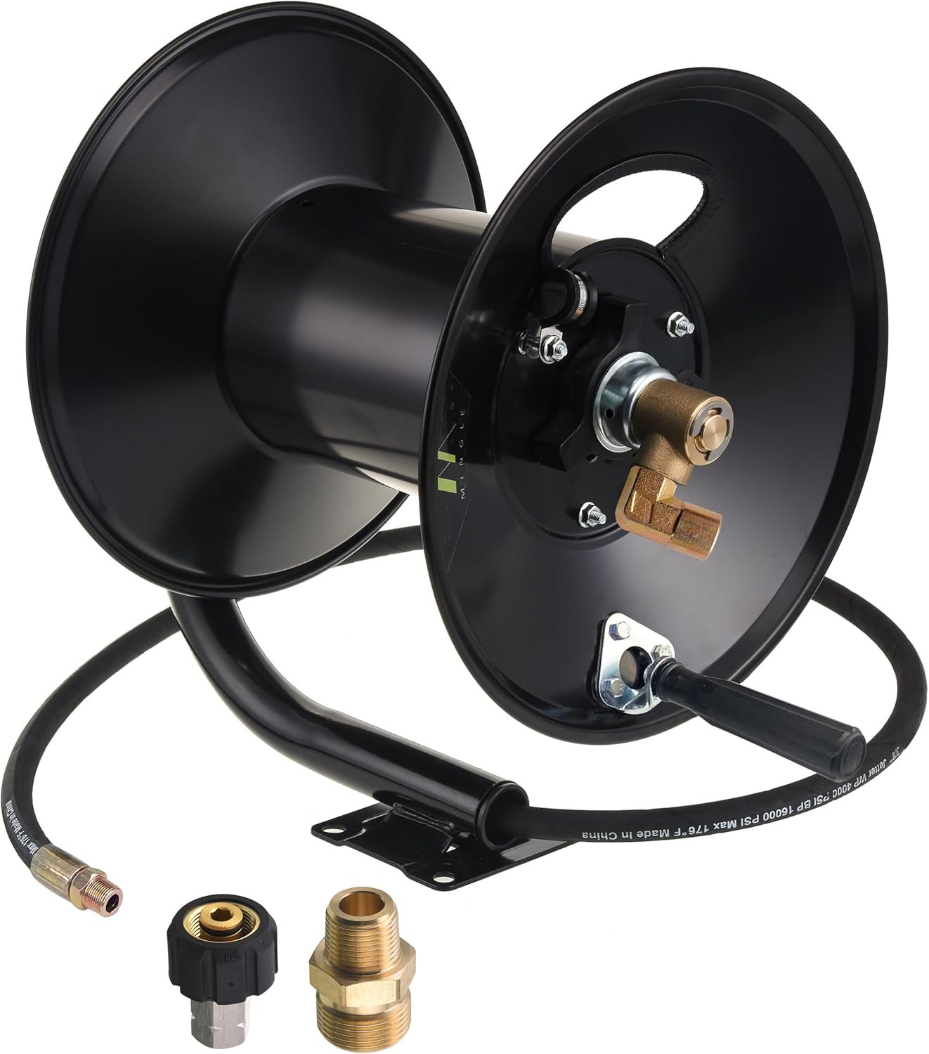 Tame Your Pressure Washer Hose with Heavy-Duty Steel Reel