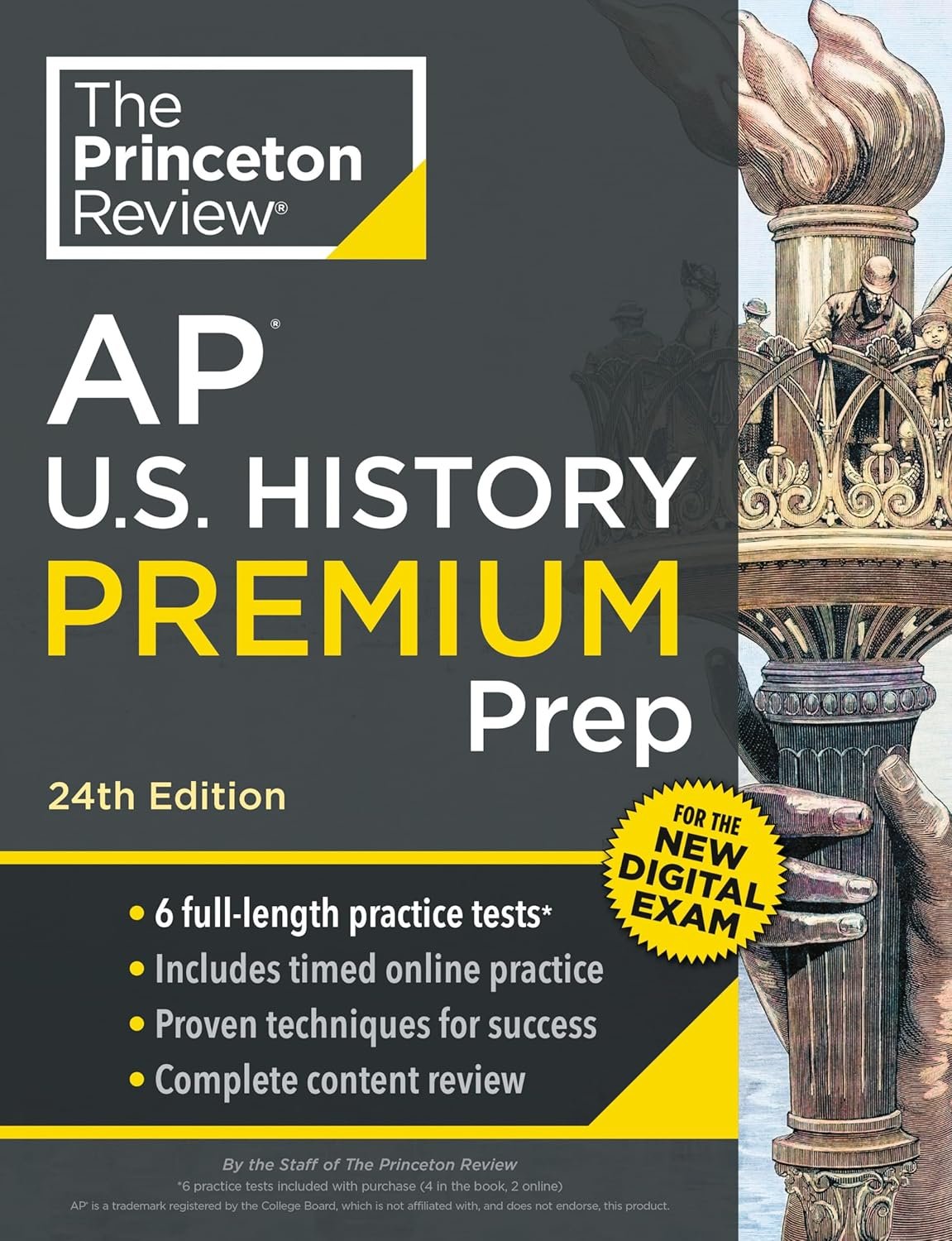 Ace AP U.S. History: 6 Practice Tests + Online Drills