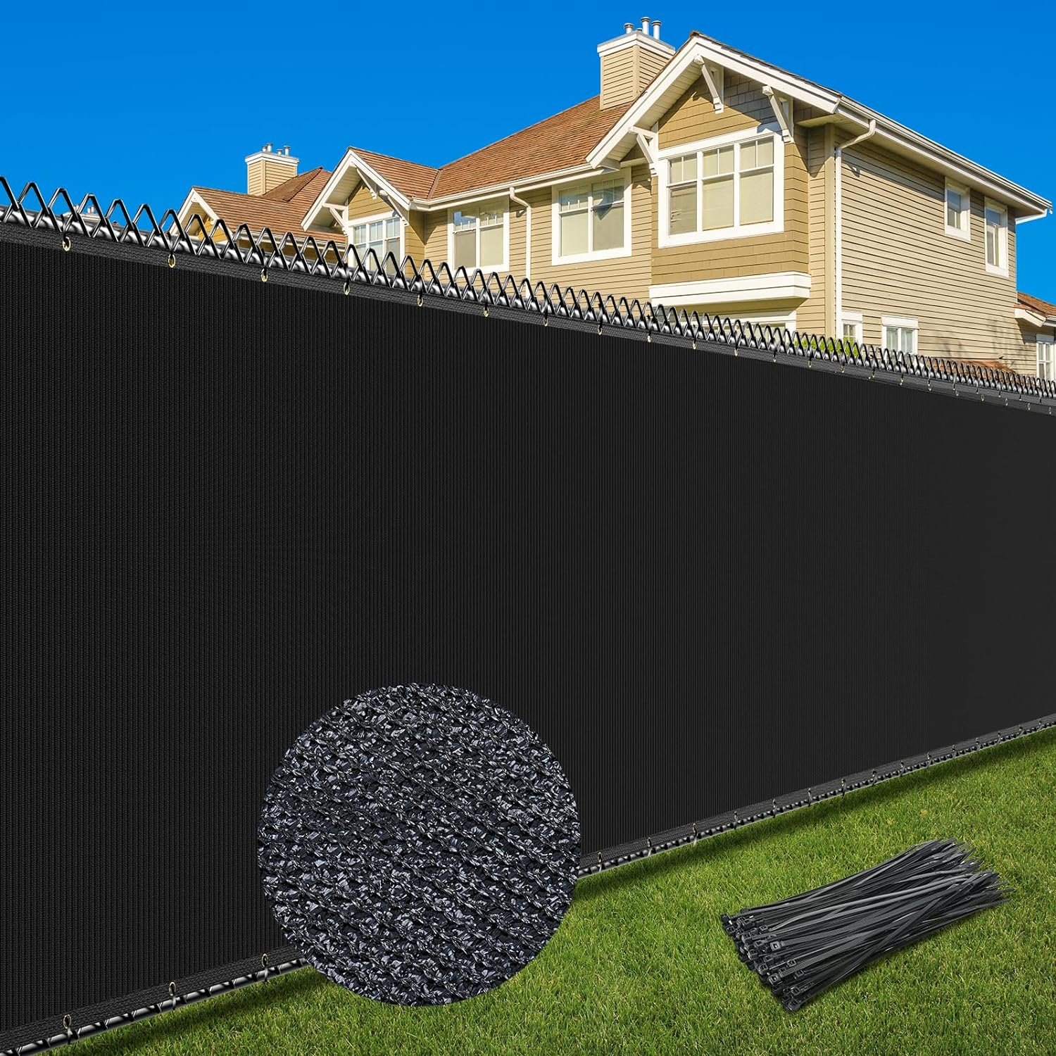 Ultimate Privacy Screen Fence - 90% Blockage Heavy Duty Protection