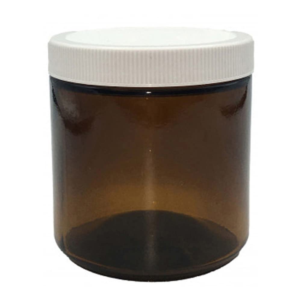 Professional 16oz Amber Sampling Jar with PTFE Cap - Certified