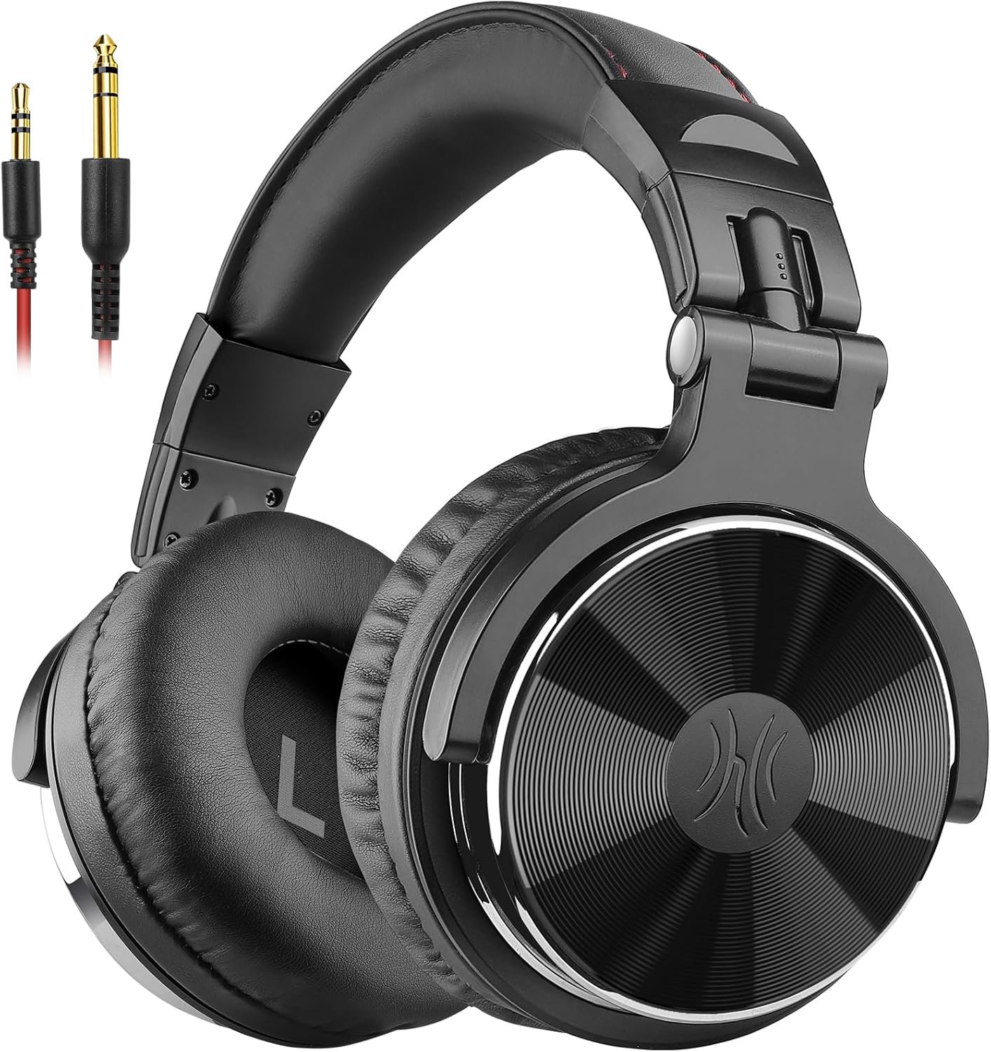 Professional Audio Headphones with 50mm Drivers for Studio & DJ Use