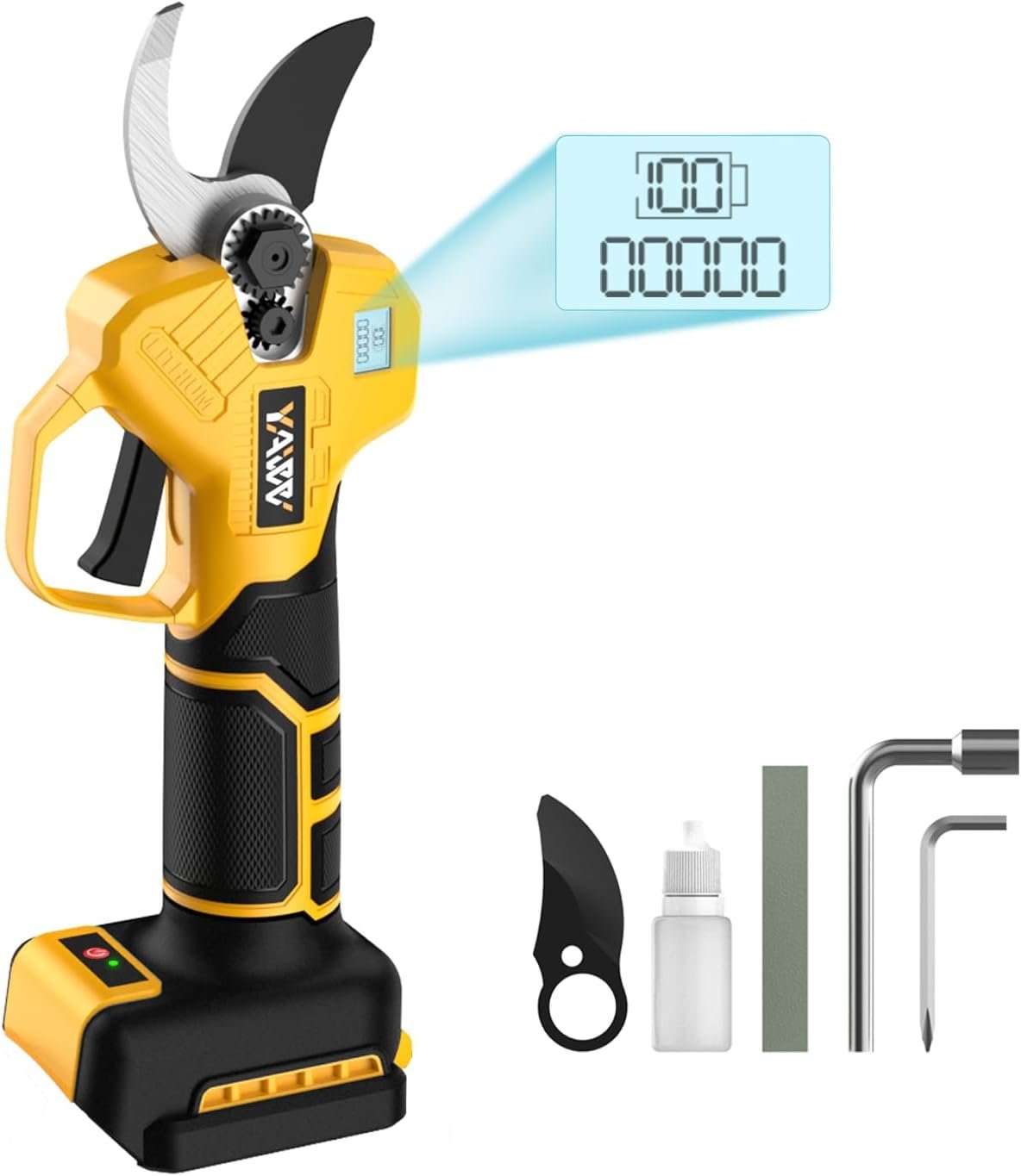 Professional Cordless Pruning Shears - Fast 0.5s Cuts for DeWalt 20V