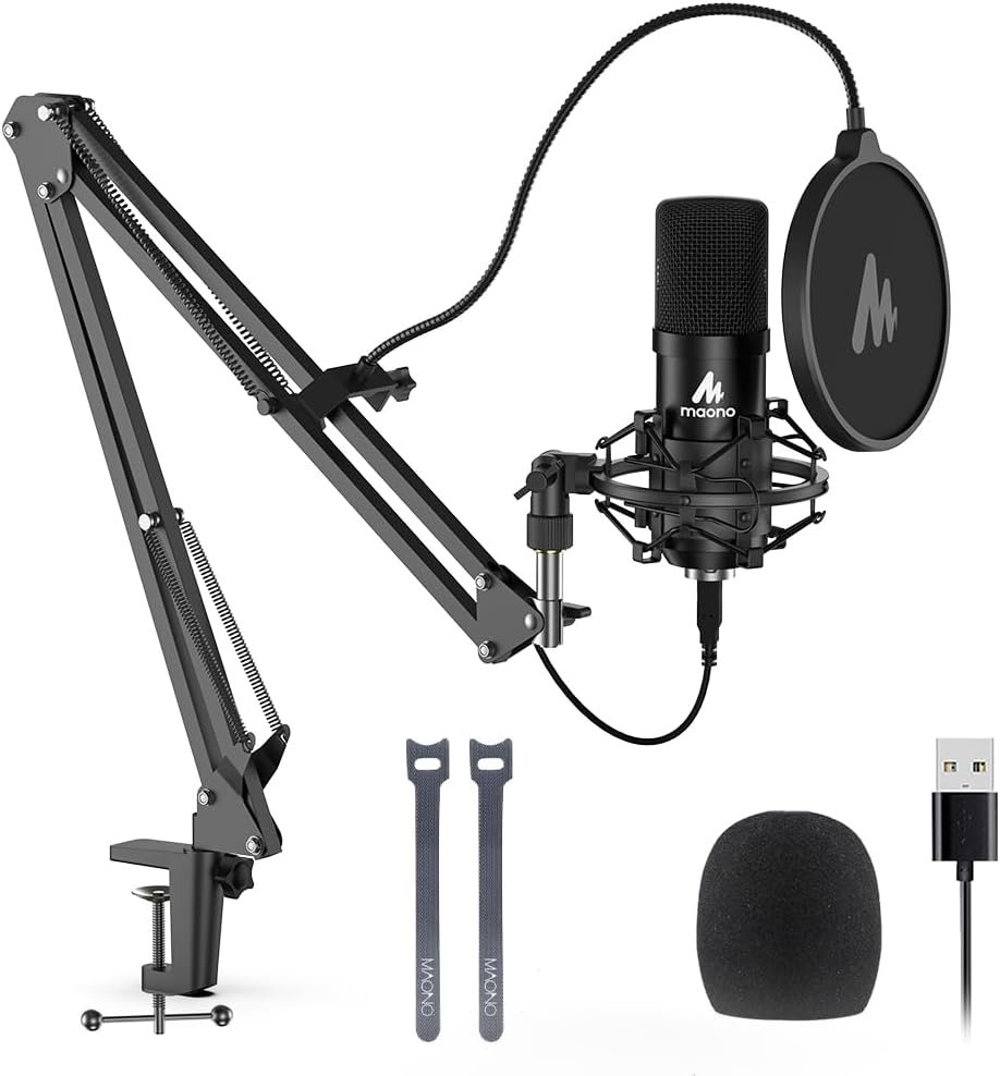 Professional Grade: USB Microphone Kit for Crystal Clear Recordings
