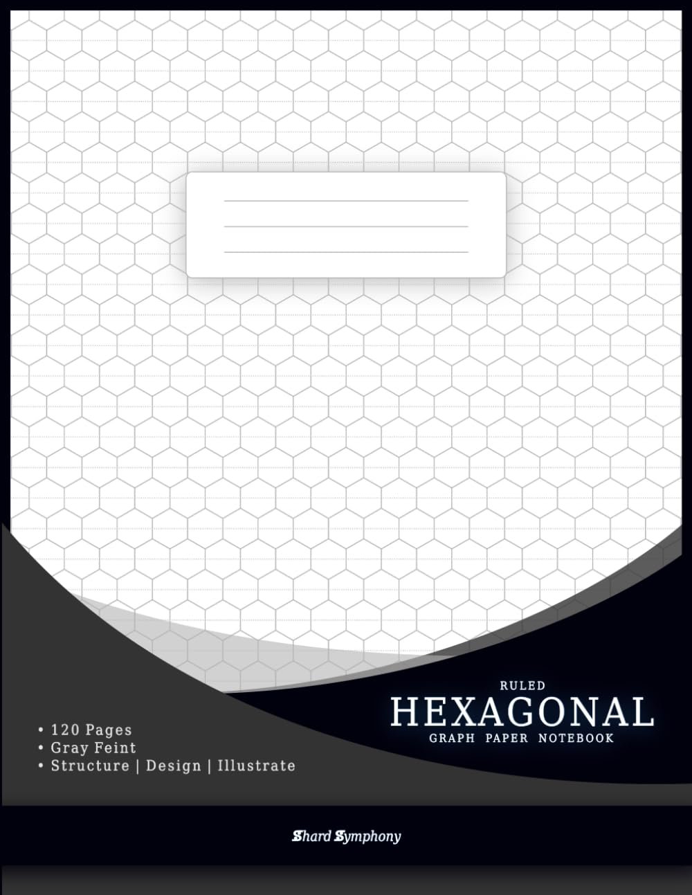 Professional Hexagonal Graph Paper Notebook