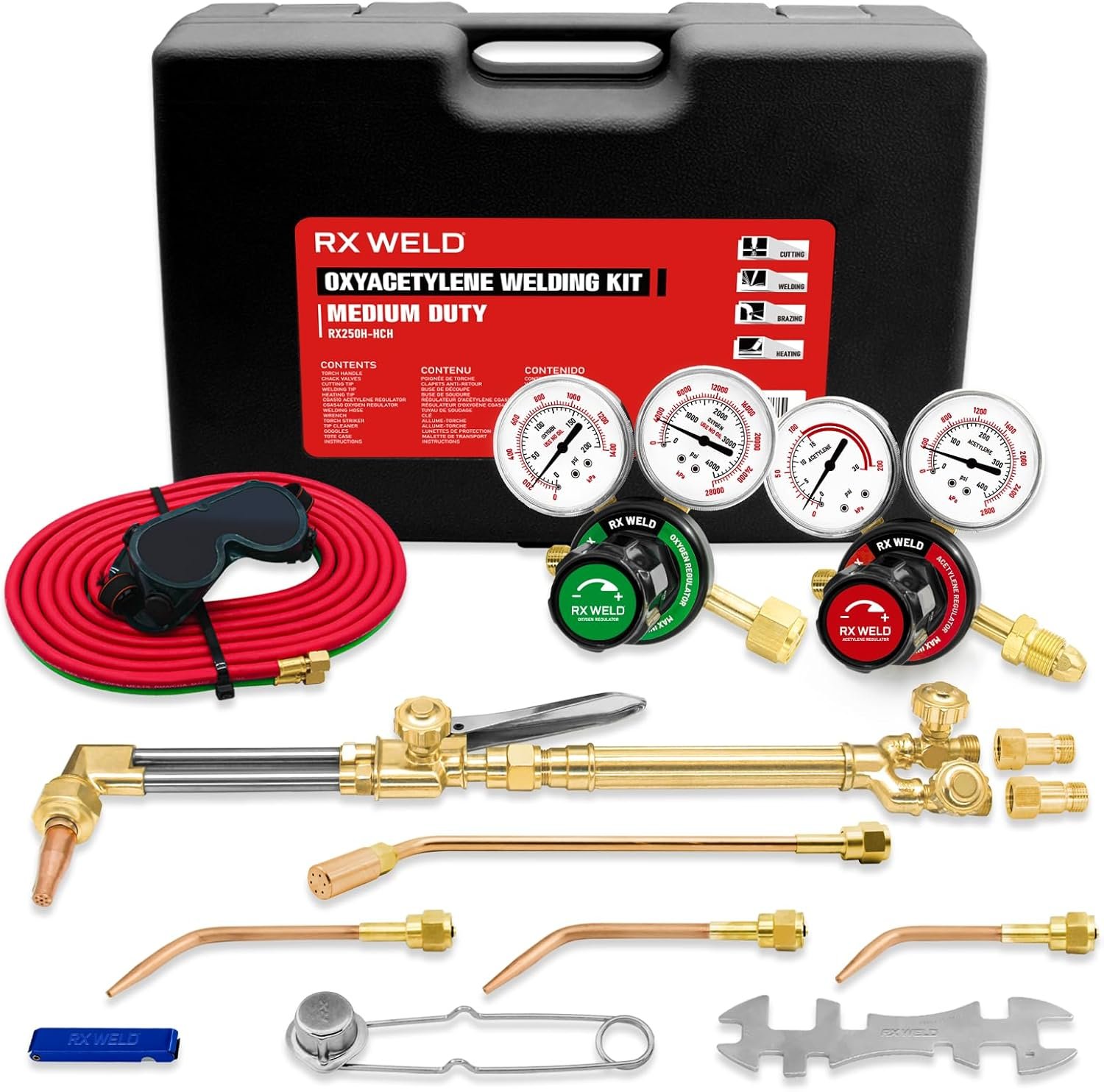 Professional Metal Fabrication Kit - Cut, Weld & Braze with Ease