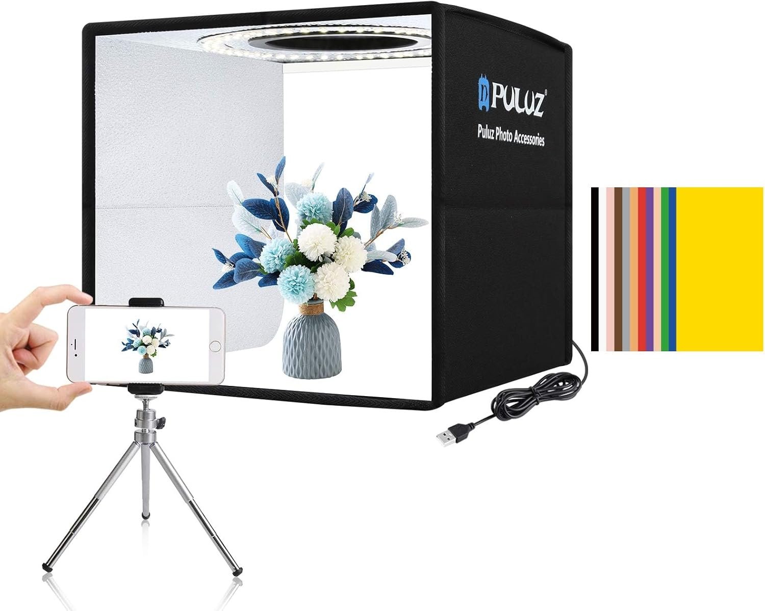 Professional Mini Photo Studio: Pro Lighting for Small Products