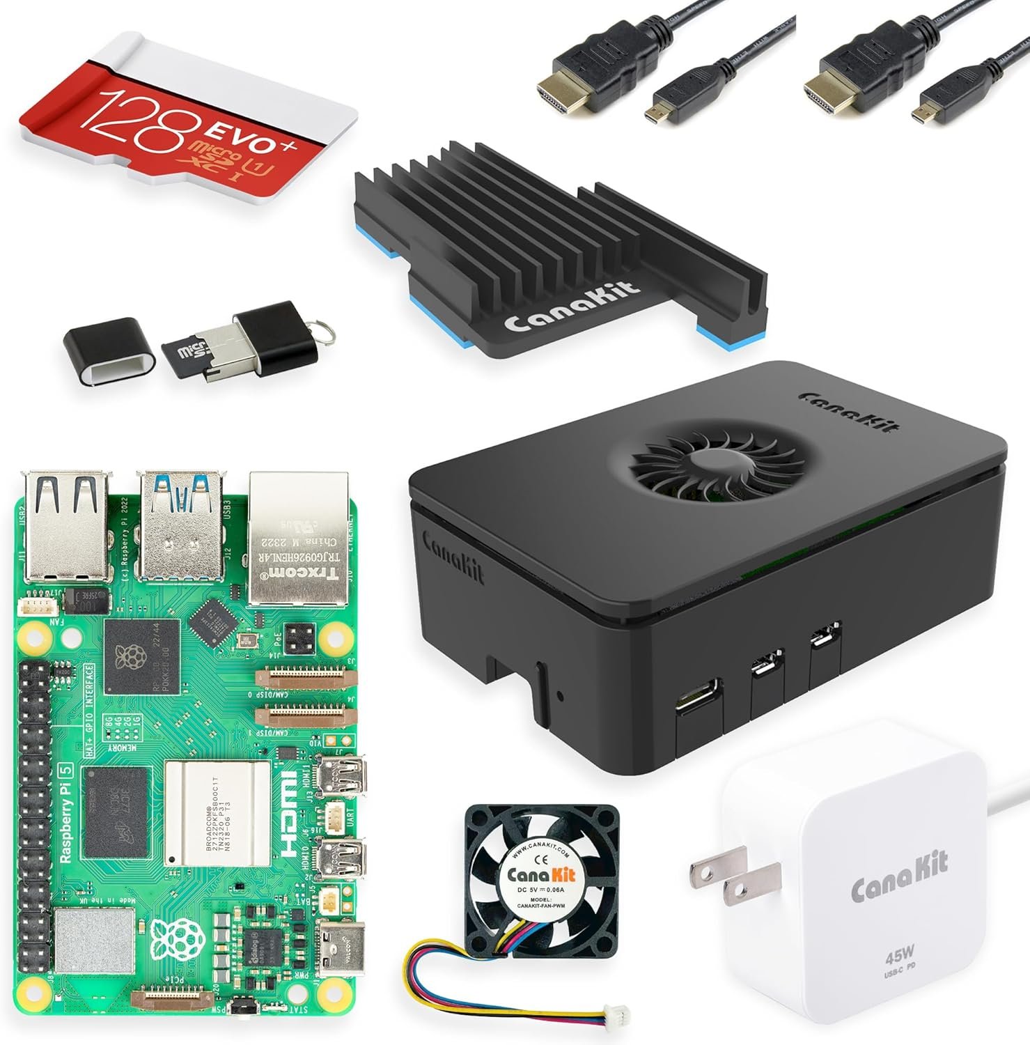Professional Raspberry Pi 5 Starter Kit - Complete Build System
