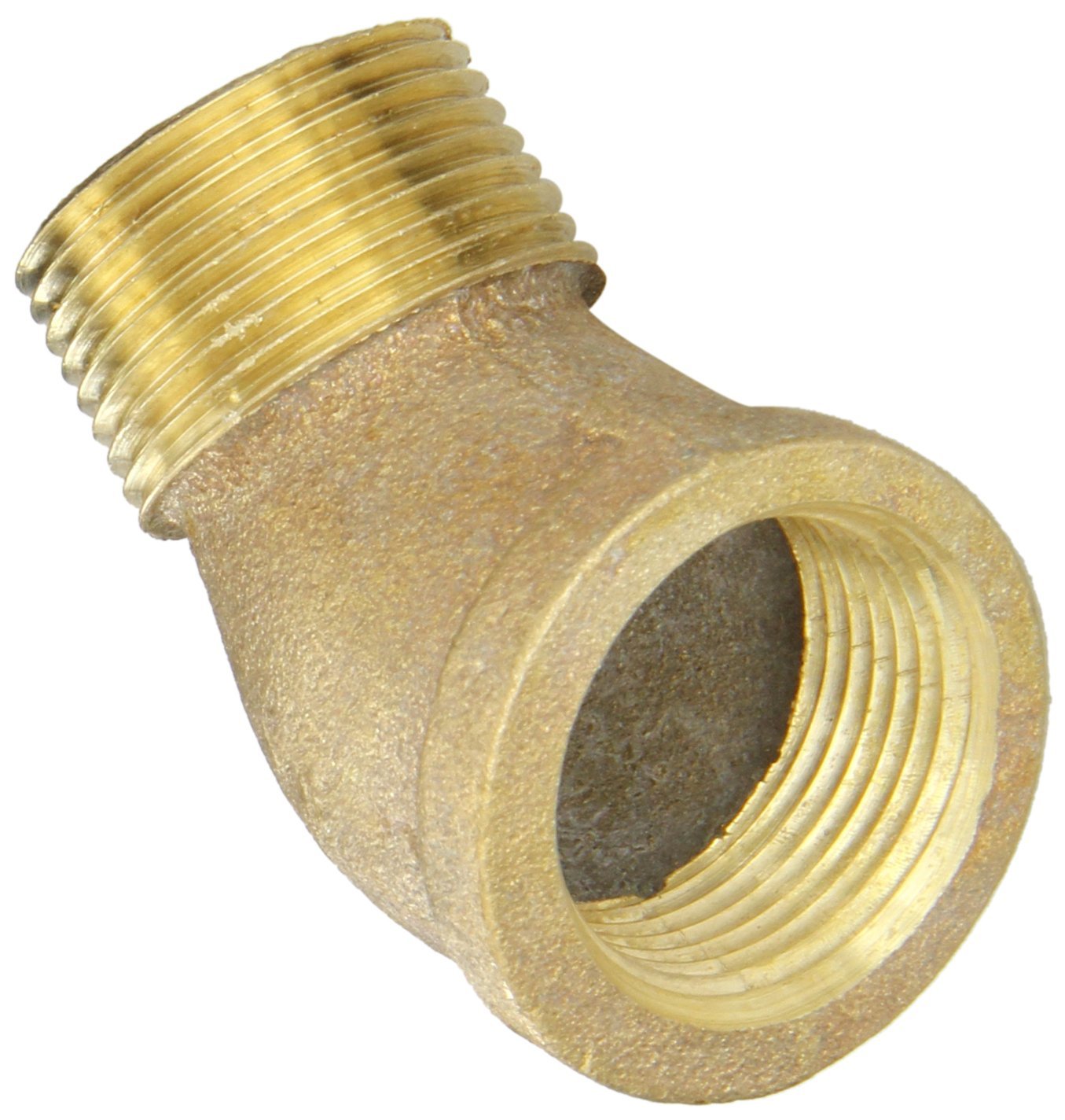 Professional Red Brass 45° Street Elbow - 1