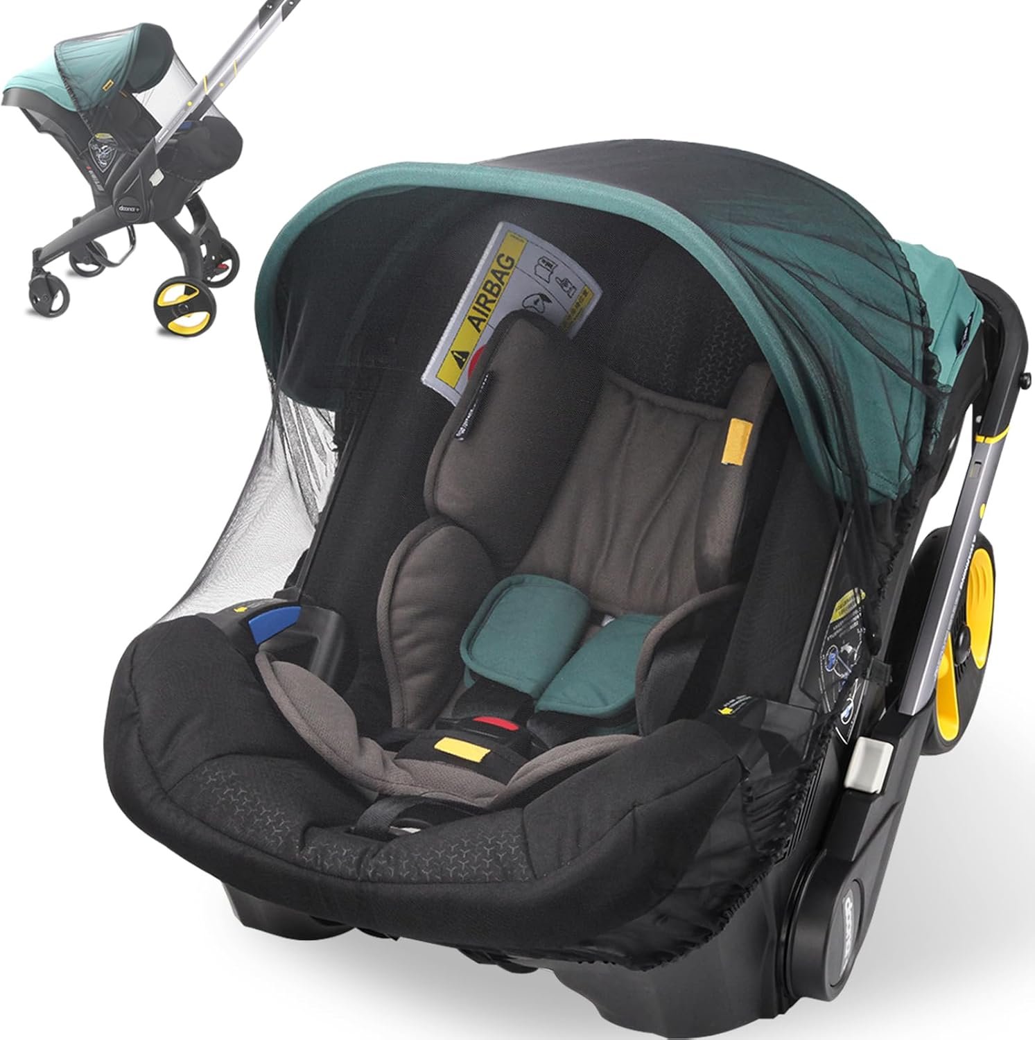 Protect Your Baby from Bugs & Sun - Stroller Net Cover