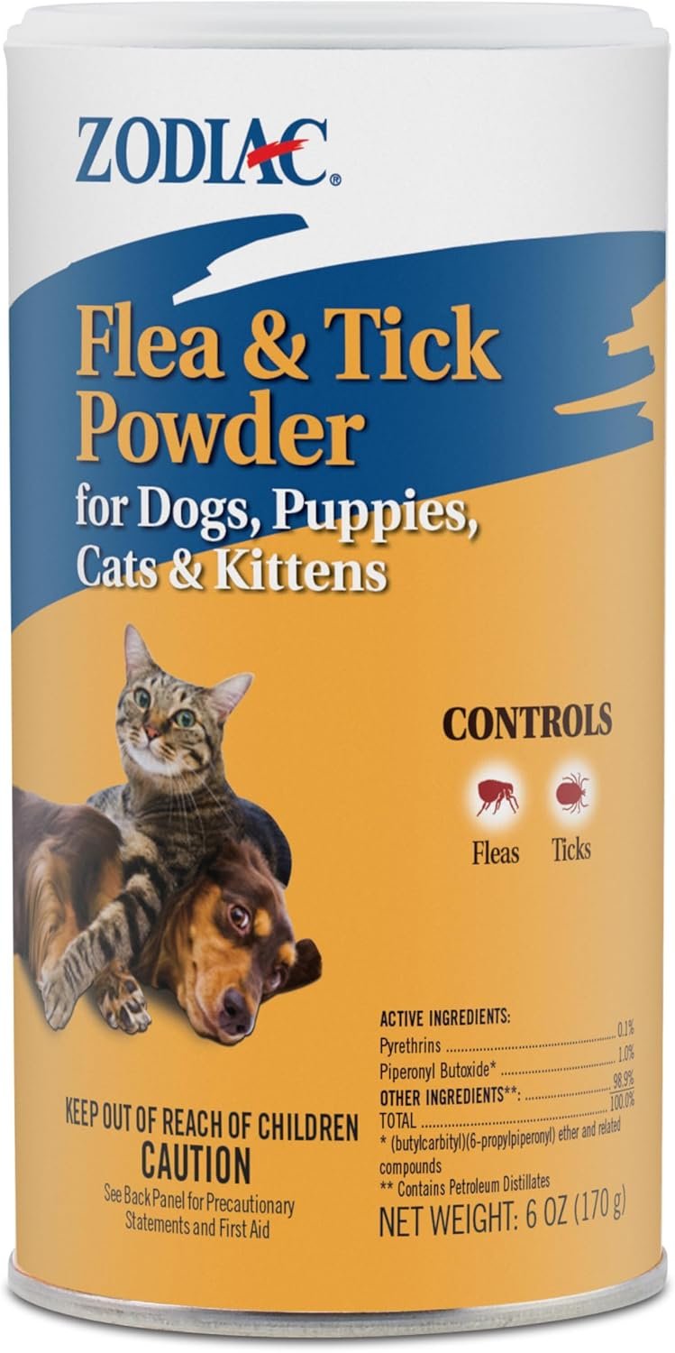 Protect Your Pets from Fleas & Ticks with Zodiac Powder