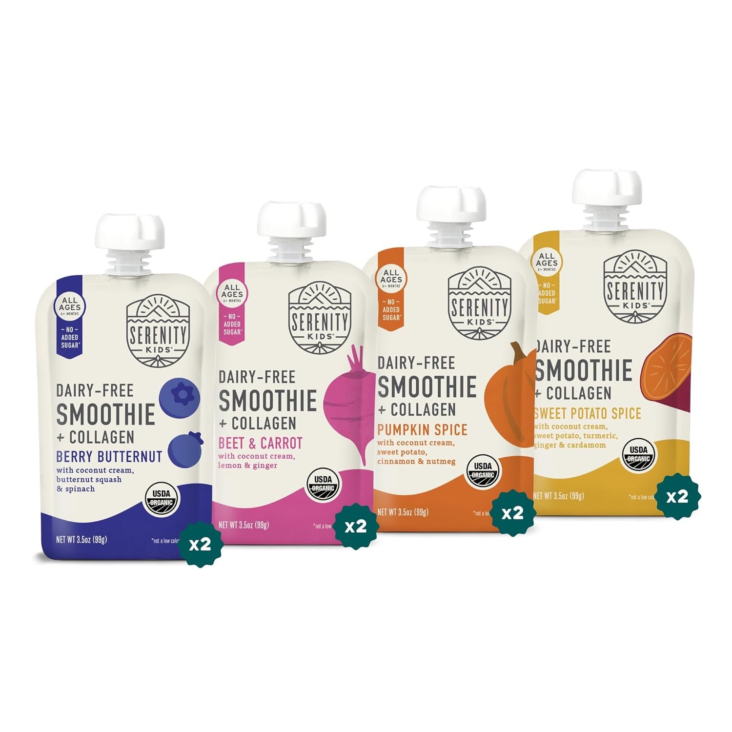 Protein-Powered Baby Smoothie Pouches - Organic & Dairy-Free