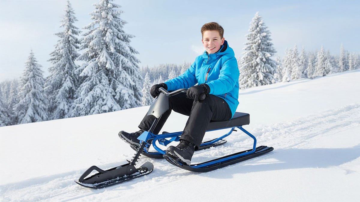 Steerable Snow Sled
