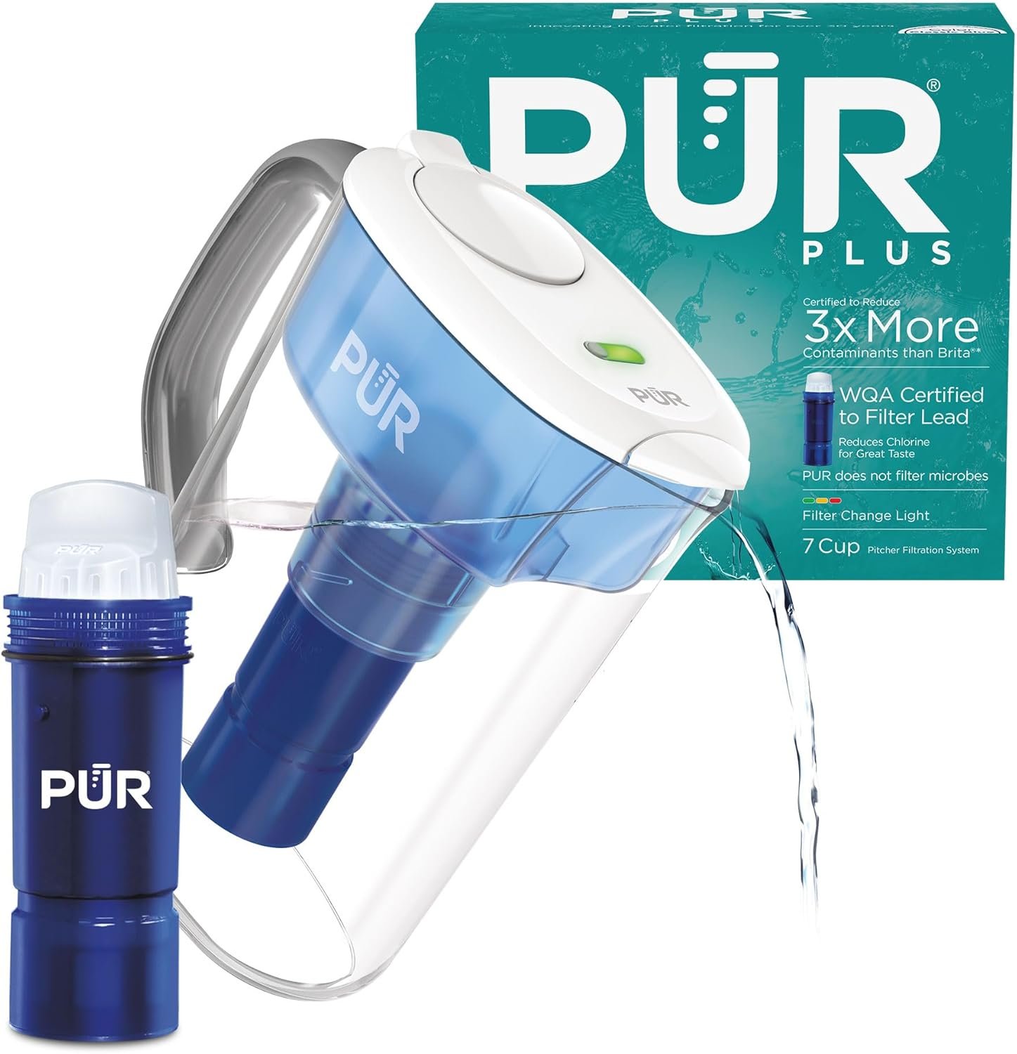 Cleaner, Better-Tasting Water: PUR Plus 7-Cup Filter Pitcher