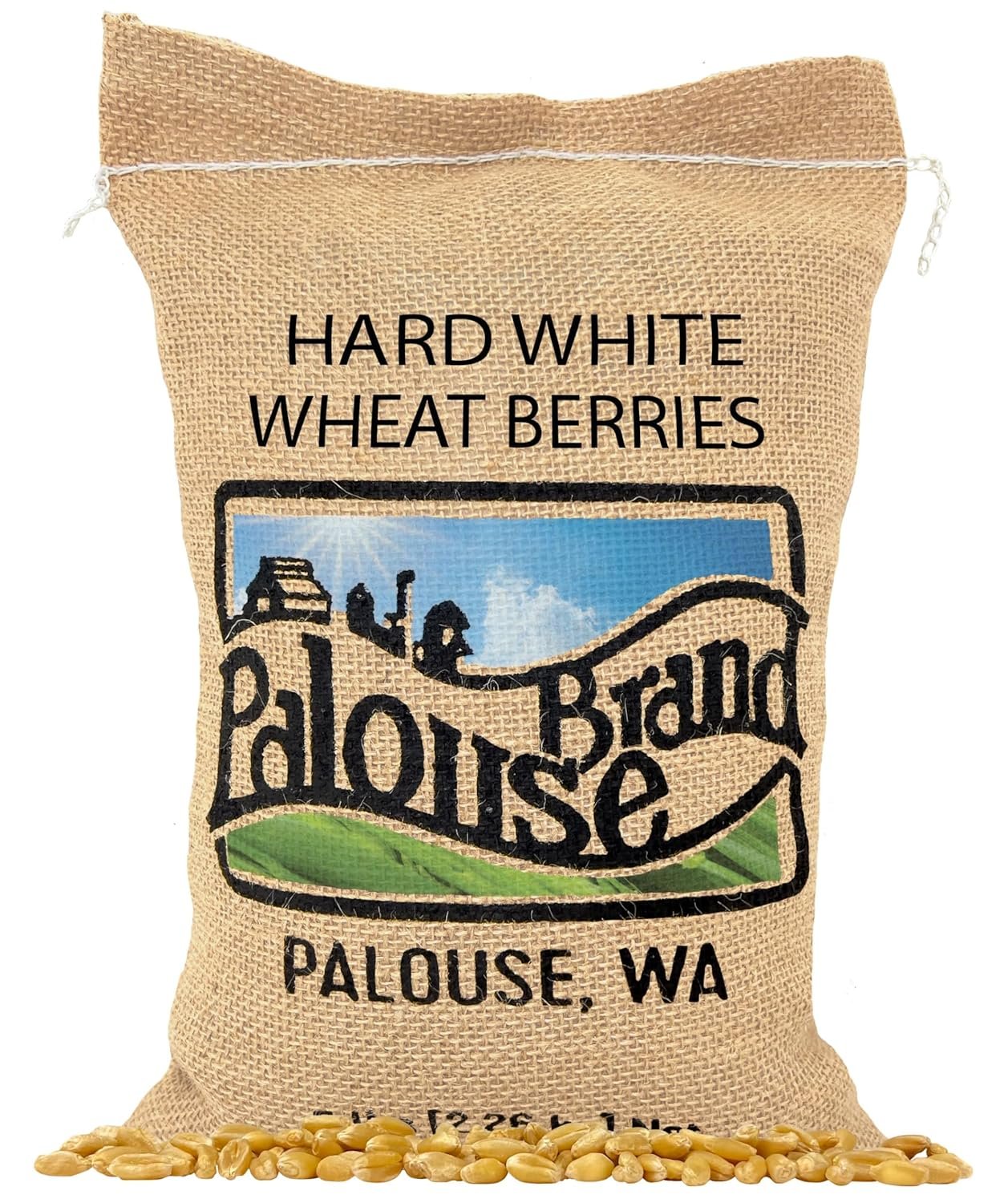 Pure Glyphosate-Free Hard White Wheat Berries – 5 lbs