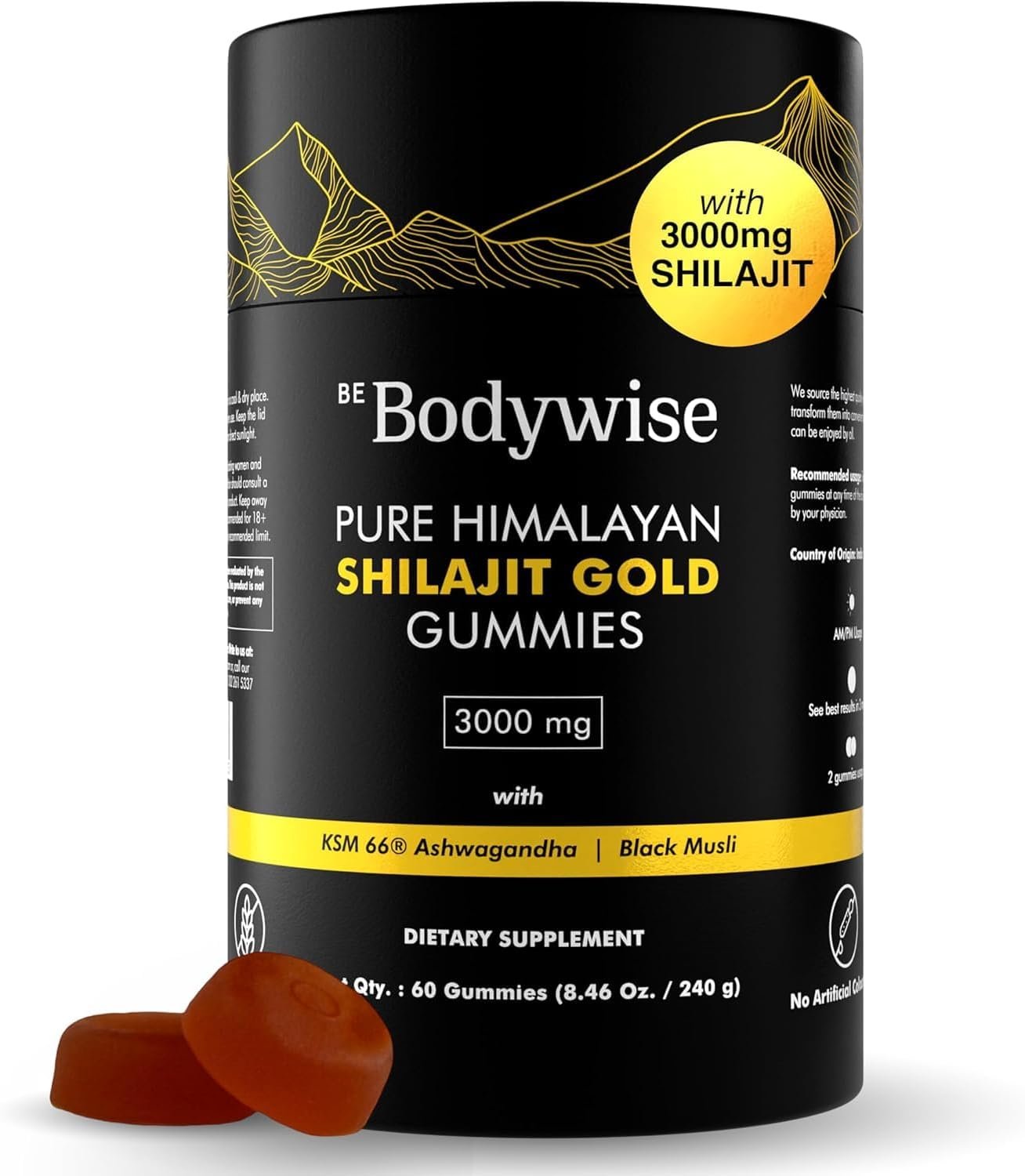Pure Himalayan Shilajit Gummies - Natural Energy & Recovery