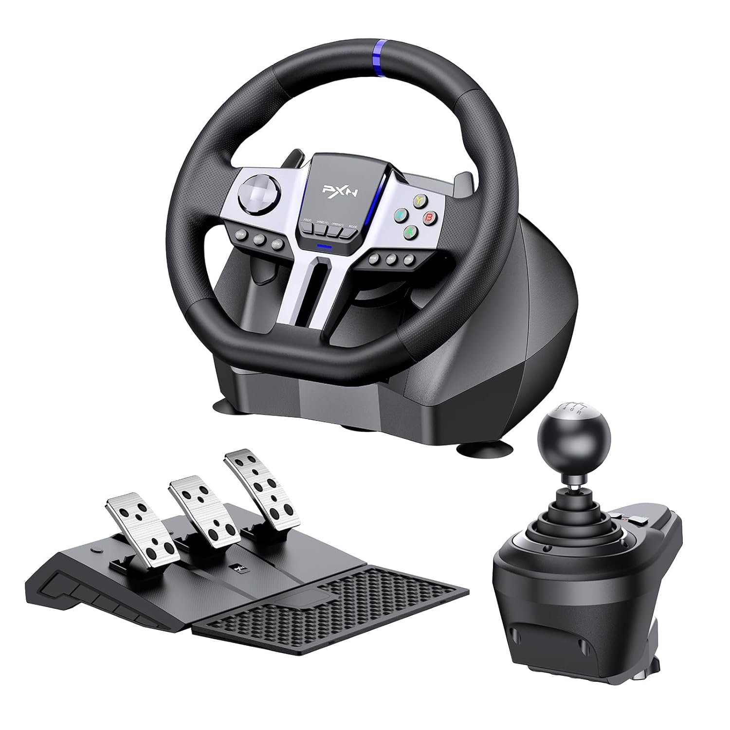 PXN V9 GEN2 Racing Wheel Bundle: Pro-Grade Thrill for Every Platform