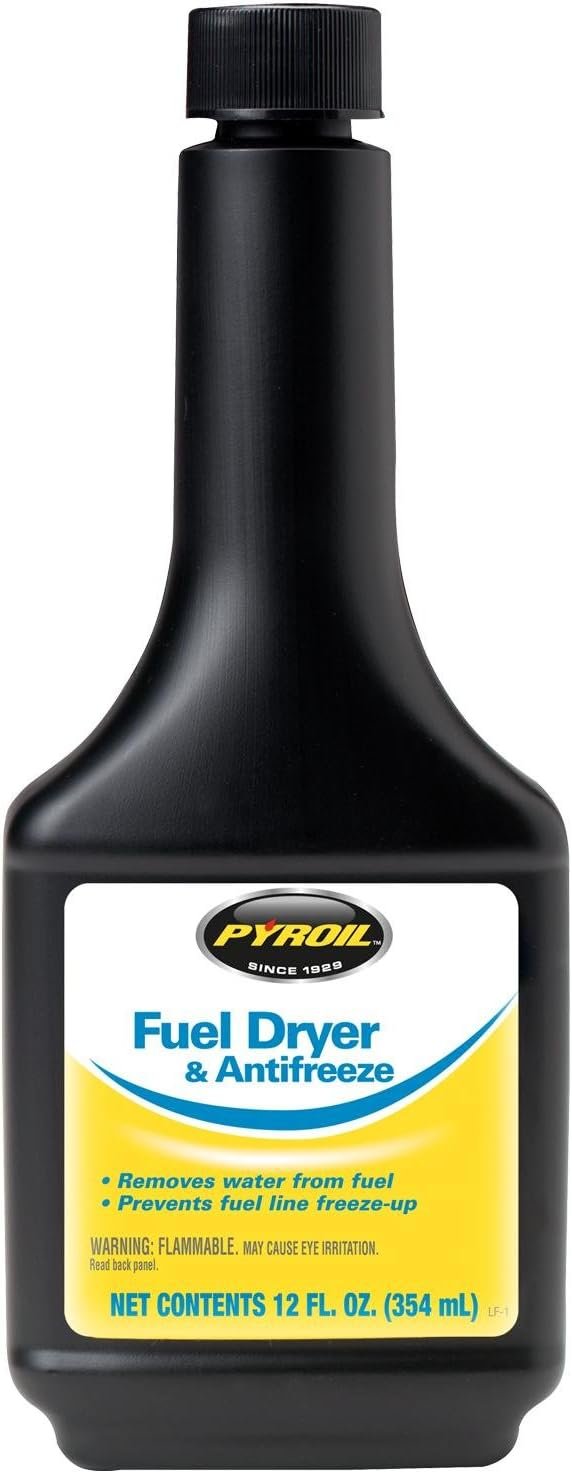Dry Out Fuel Tanks Fast – Pyroil Isopropyl Drier 12oz
