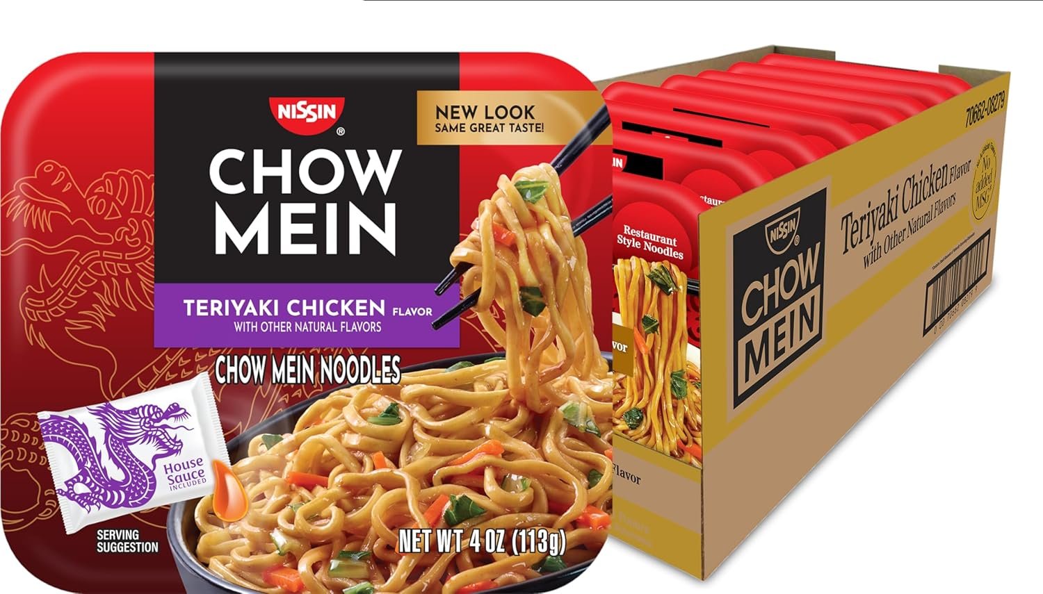 Quick Teriyaki Chicken Chow Mein Noodles