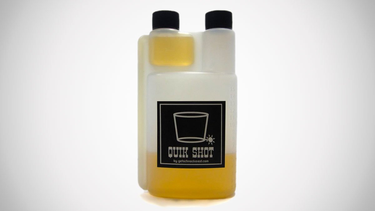 Quik Shot Plastic Flask with Built-in Shot Chamber