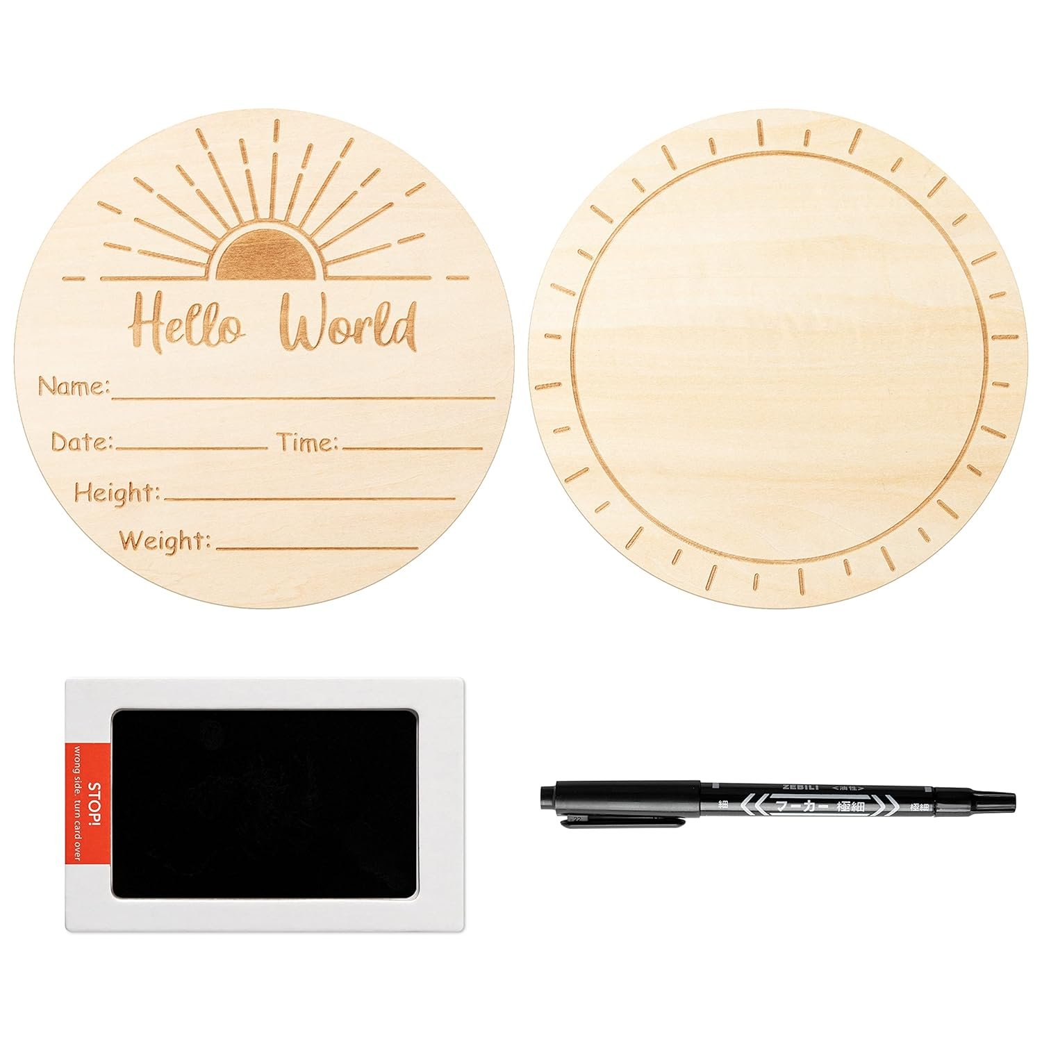 Charming R HORSE Baby Birth Announcement Sign