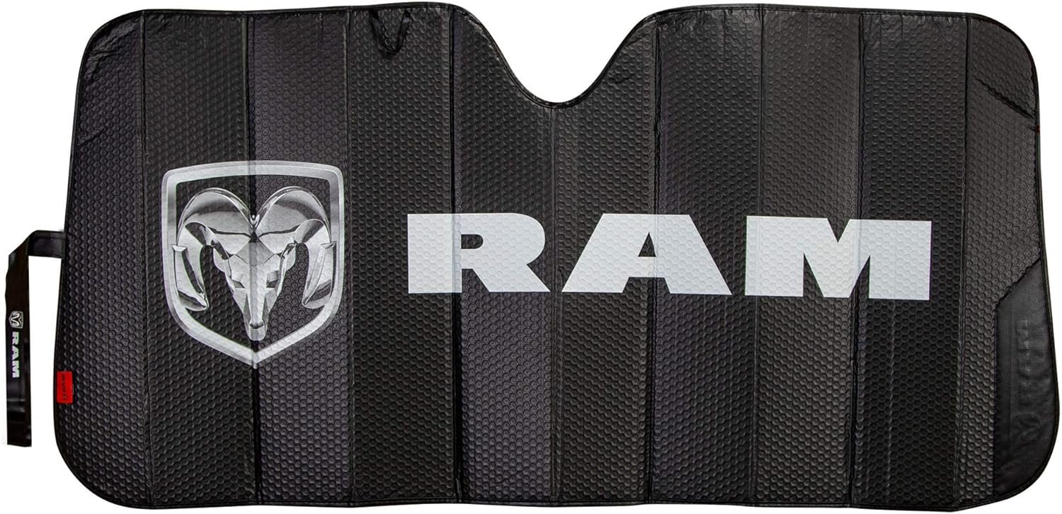 RAM Logo Sunshade Blocks Heat & UV Rays in Style