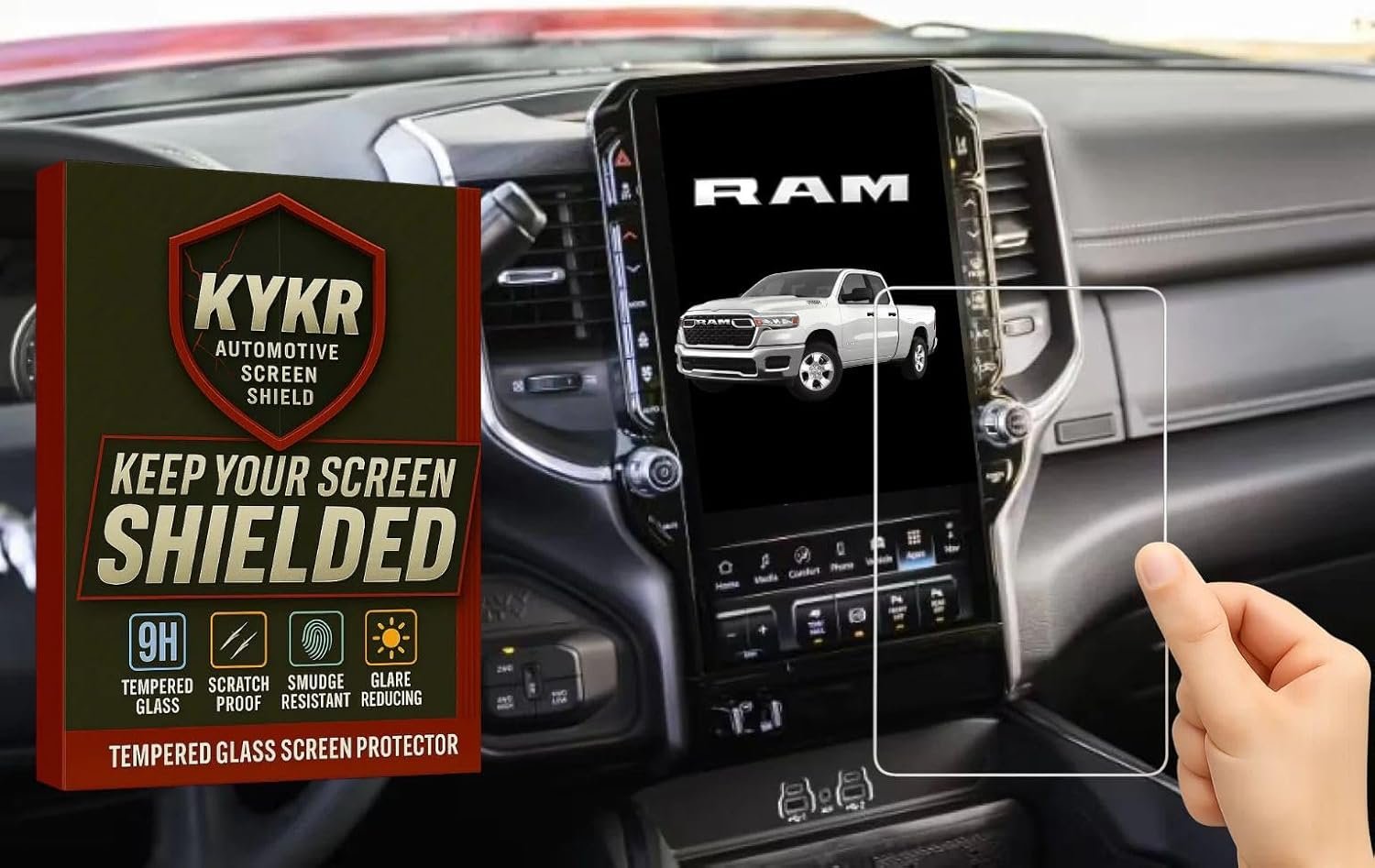 RAM Screen Guard: 9H Tempered Glass Protection (2019-2026)