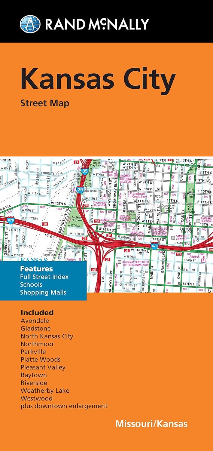 Explore Kansas City with Rand McNally's Detailed Map