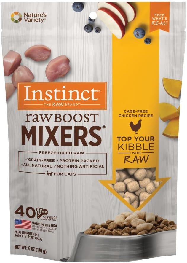 Raw Chicken Boost: Grain-Free Cat Food Topper