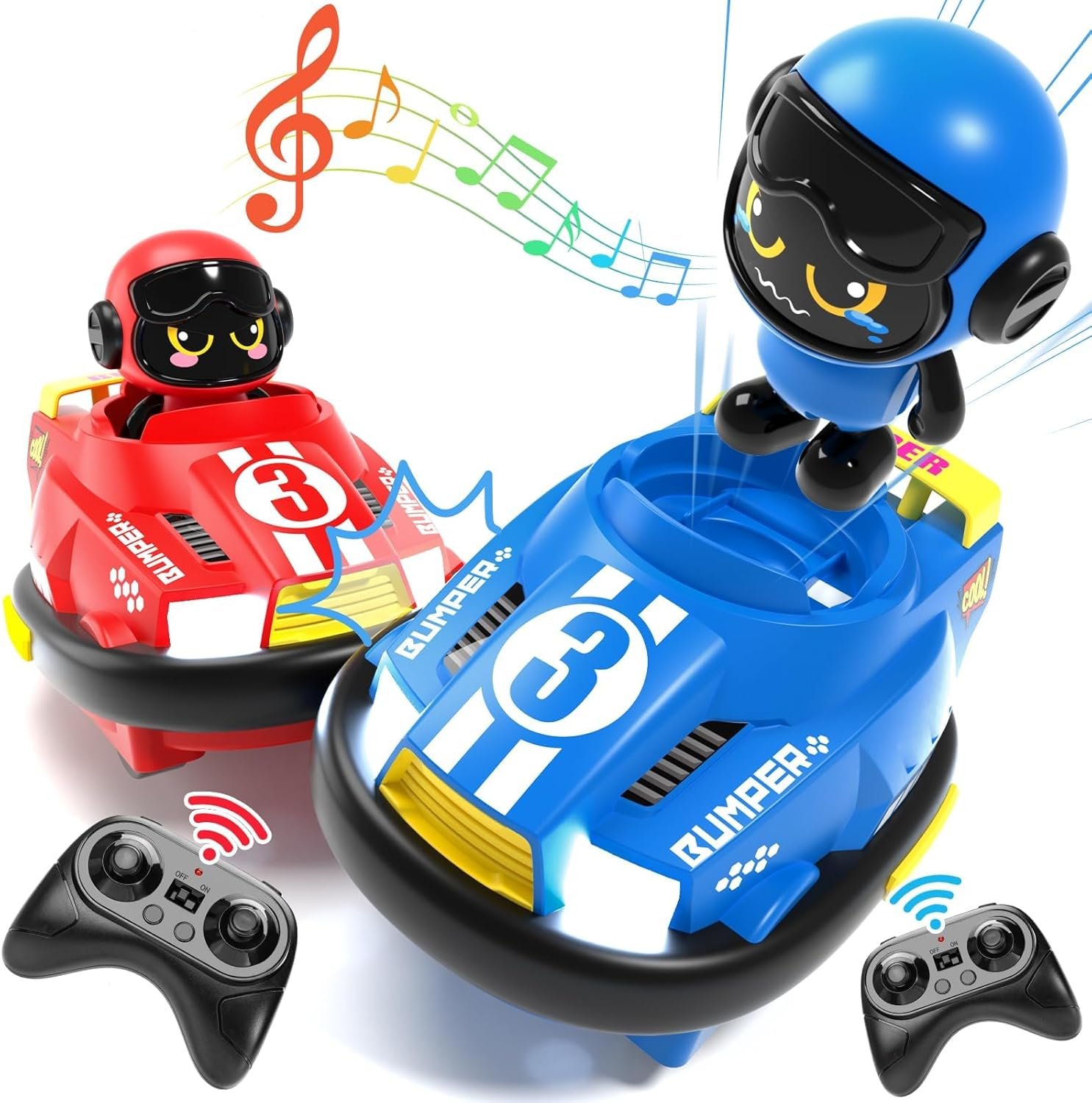 Double the Fun: Interactive RC Bumper Cars for Kids