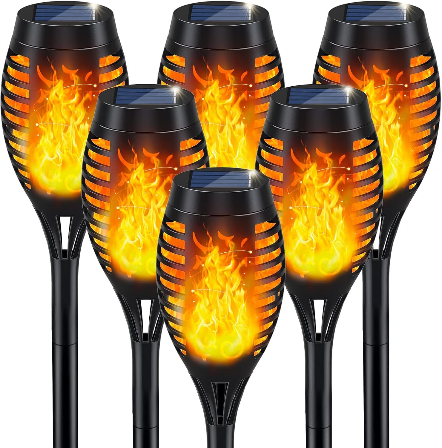 Realistic Flame Solar Torches for Outdoor Ambiance