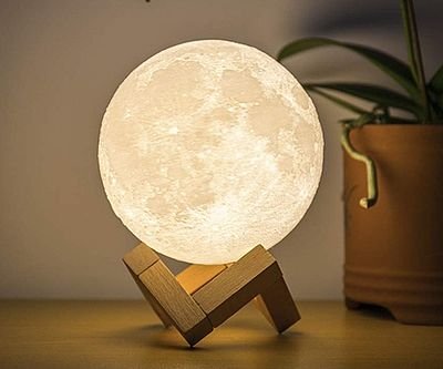 Rechargeable 3D Moon Lamp