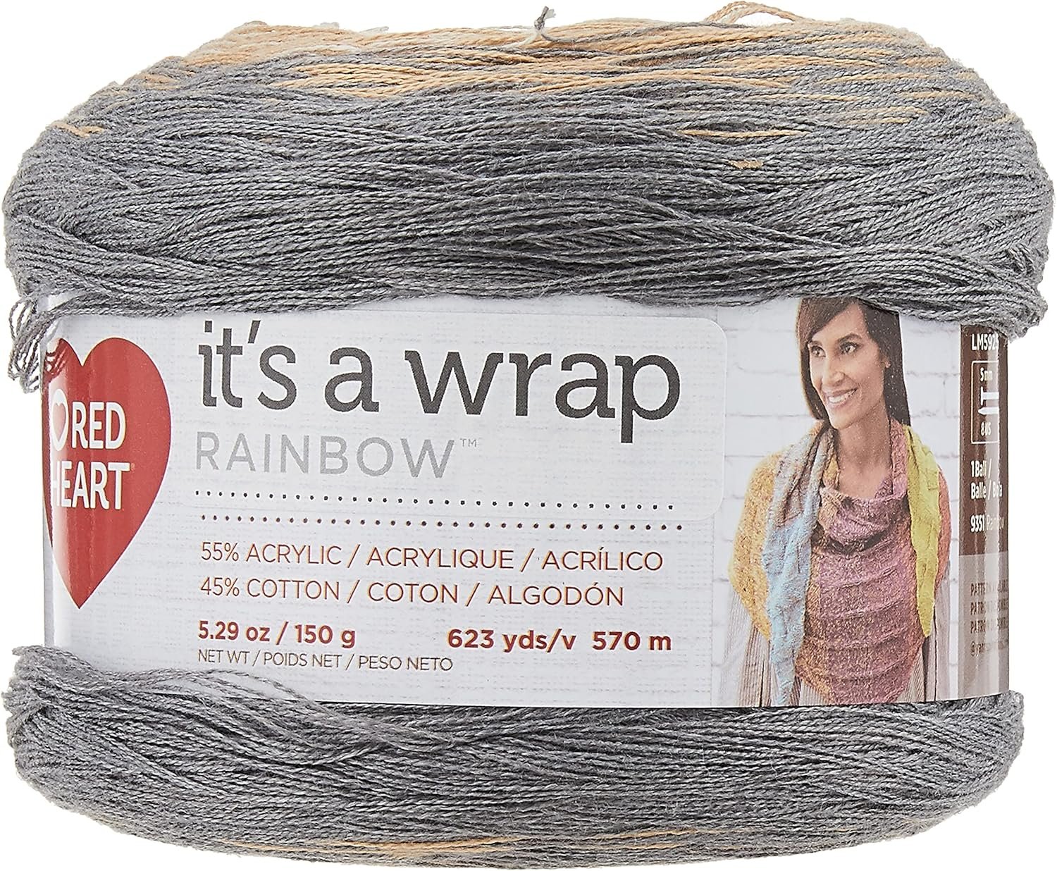Soft Rainbow Shawl Yarn - One Ball Wonder