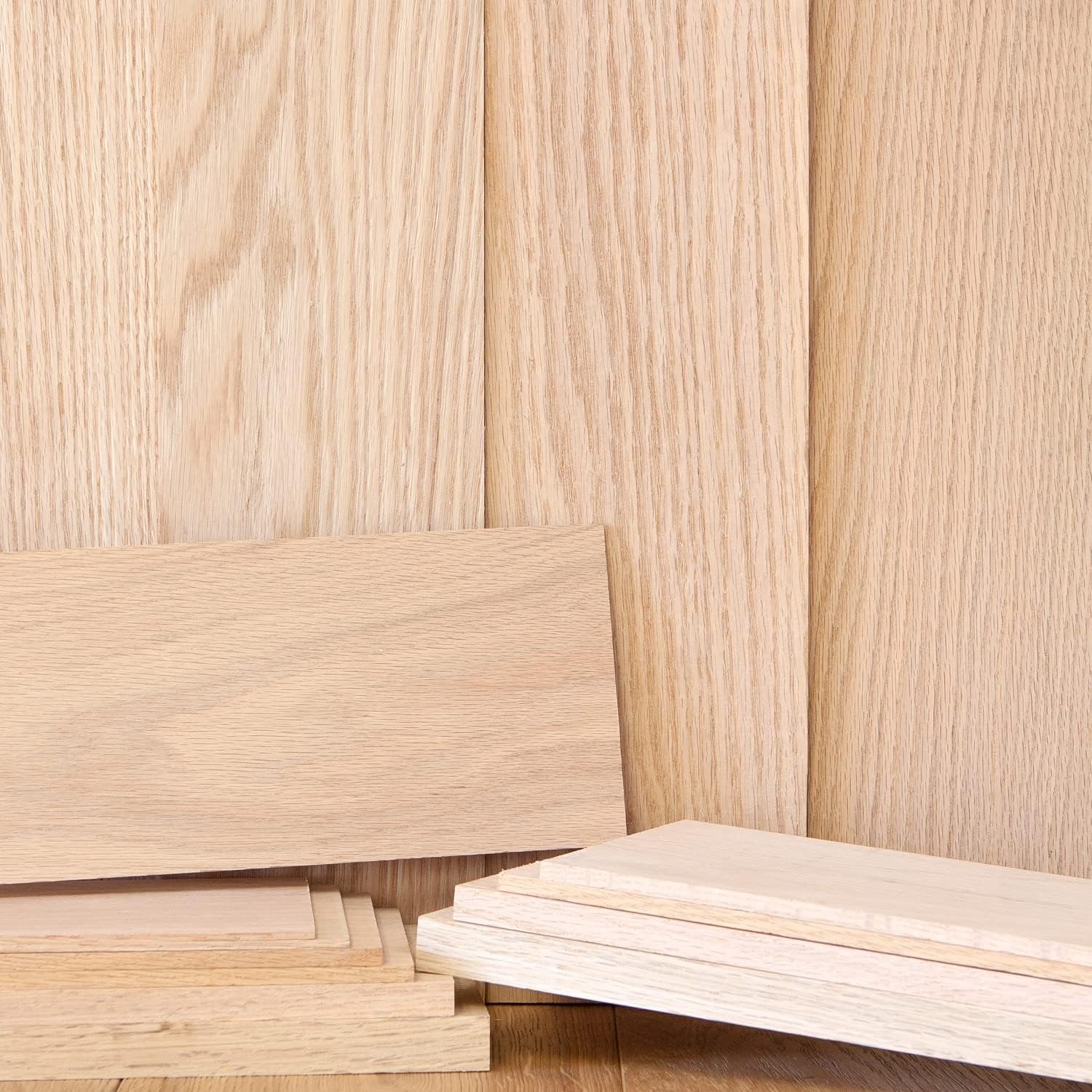 Versatile Red Oak Hardwood Board for DIY Projects