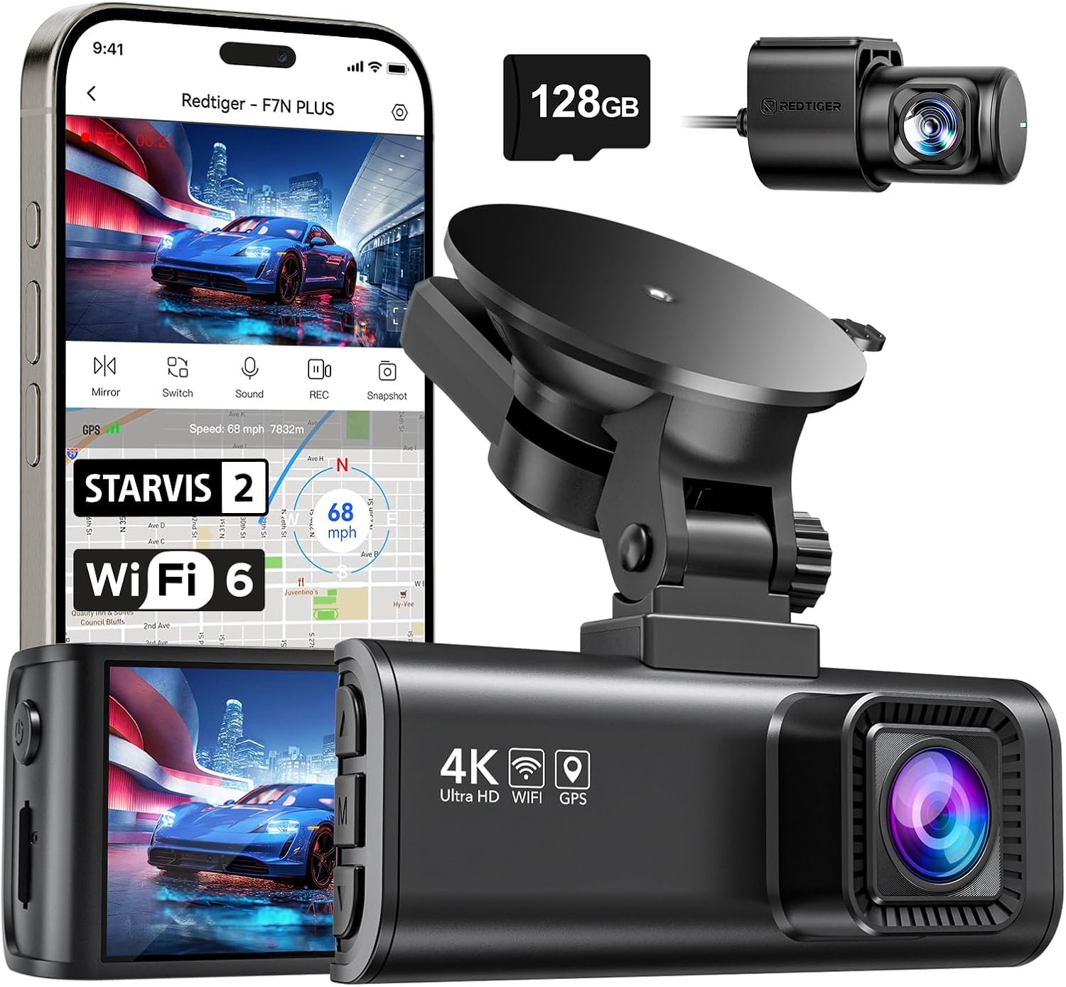 REDTIGER 4K Dash Cam: Crystal Clear Evidence Every Drive