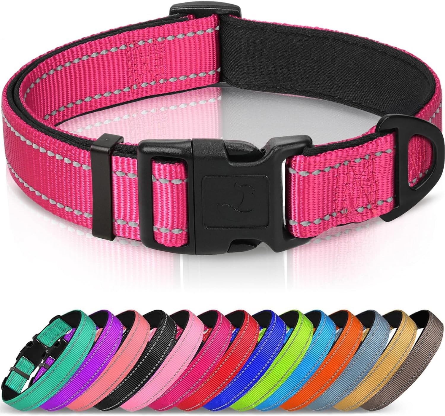 Reflective Dog Collar for Safe Walks and Adventures