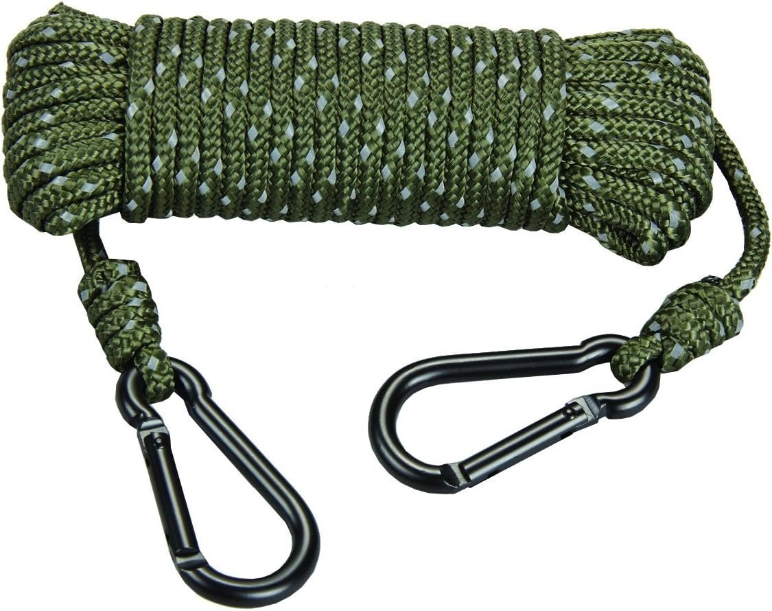 Reliable 30ft Reflective Treestand Rope for Hunters