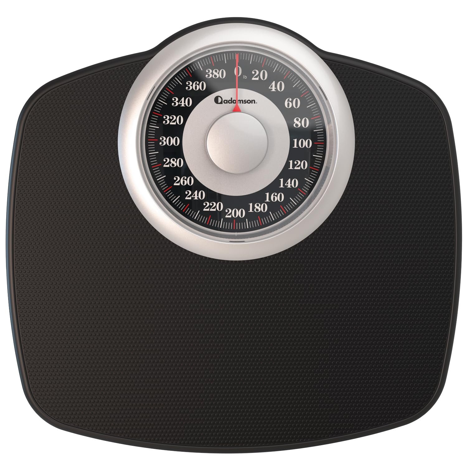 Reliable Analog Bathroom Scale - 400 lb Anti-Skid Surface