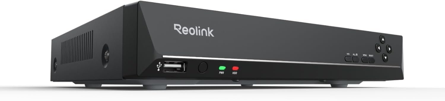 Complete Home Security: REOLINK 8-Channel NVR with 2TB Storage
