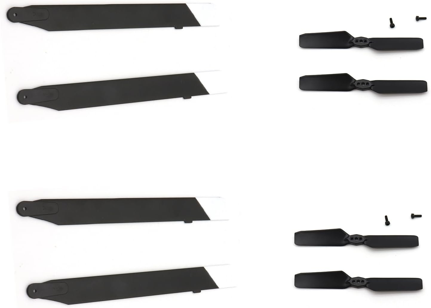 Durable Replacement Blades & Rotors for Huey & Jet Ranger RC Helis