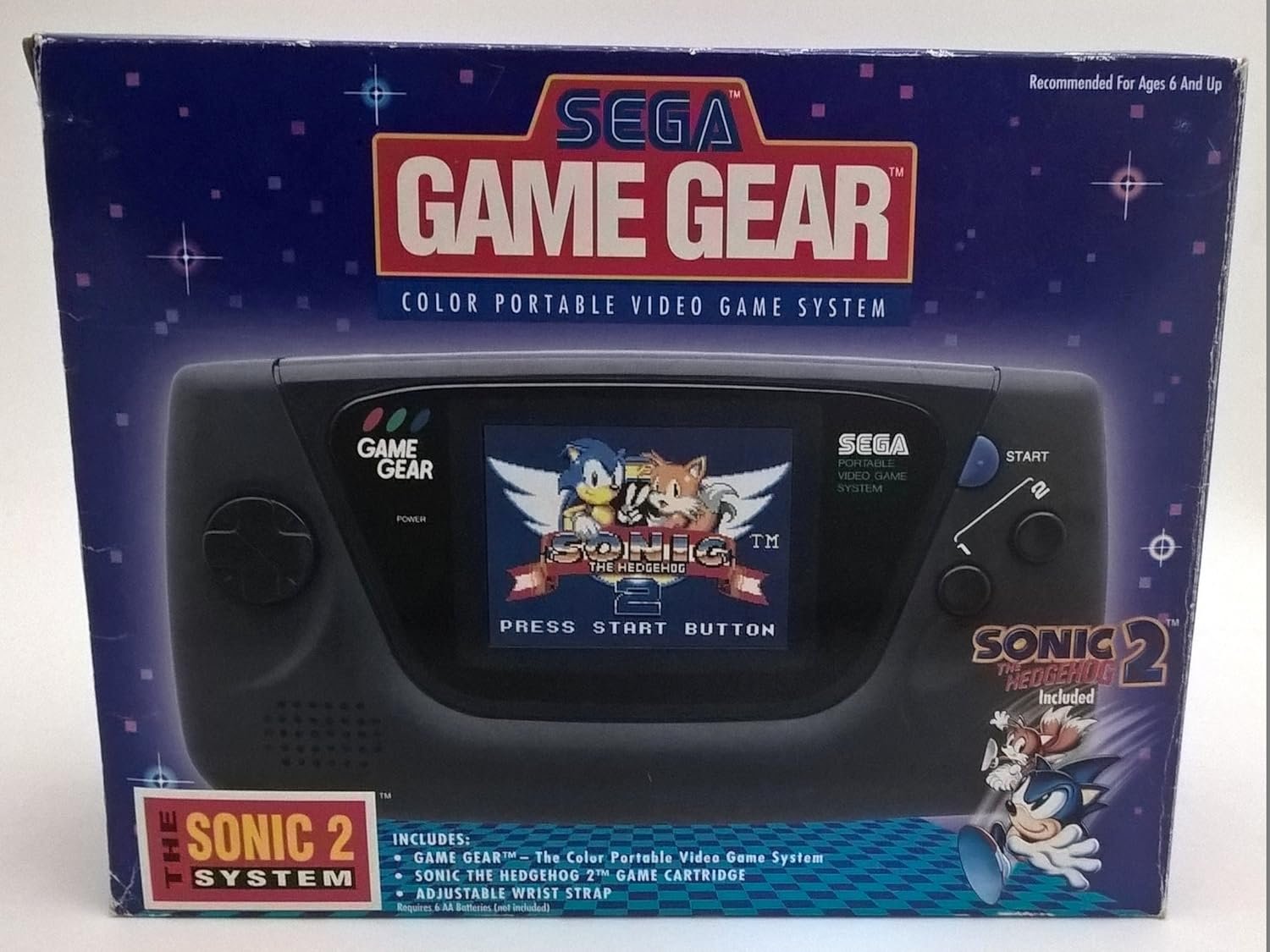 Retro Gaming Console: Sonic 2 Included