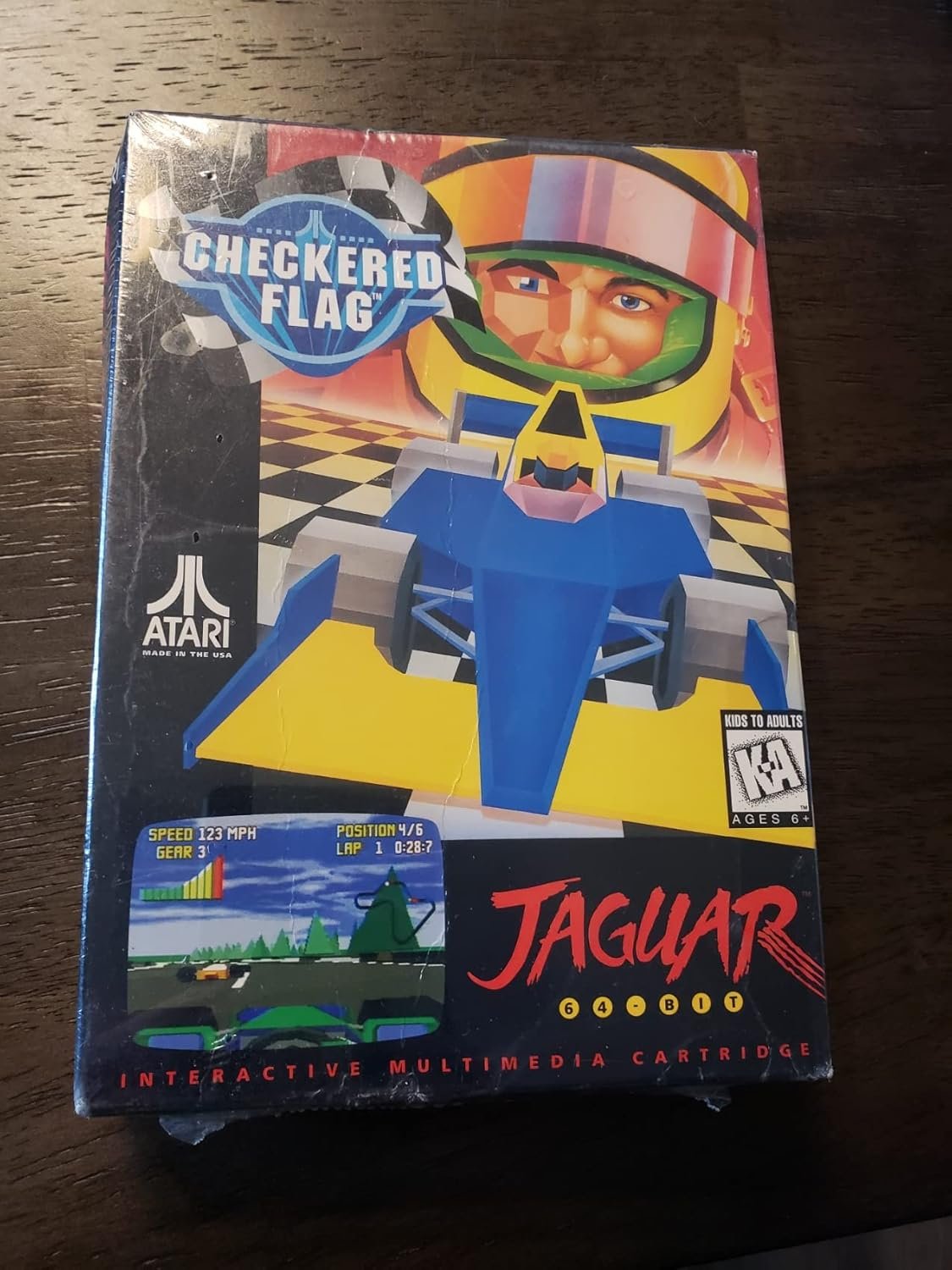 Retro Racing Classic: Atari Jaguar's Checkered Flag