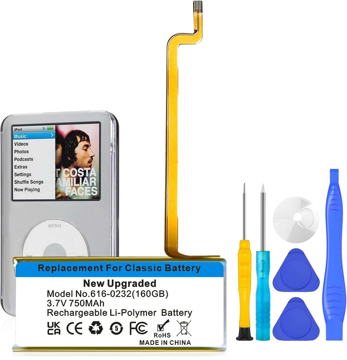 Revive Your iPod with Our Durable 750mAh Battery