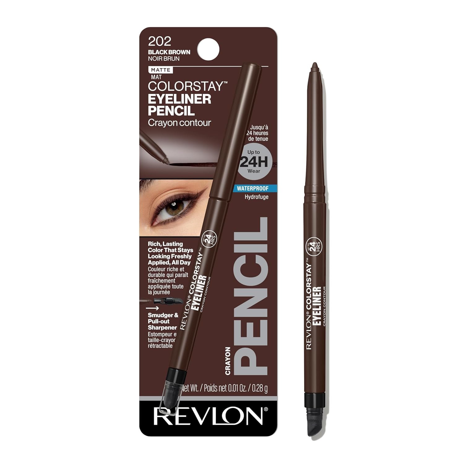 Revlon ColorStay Pencil Eyeliner - Waterproof & Smudge-Proof