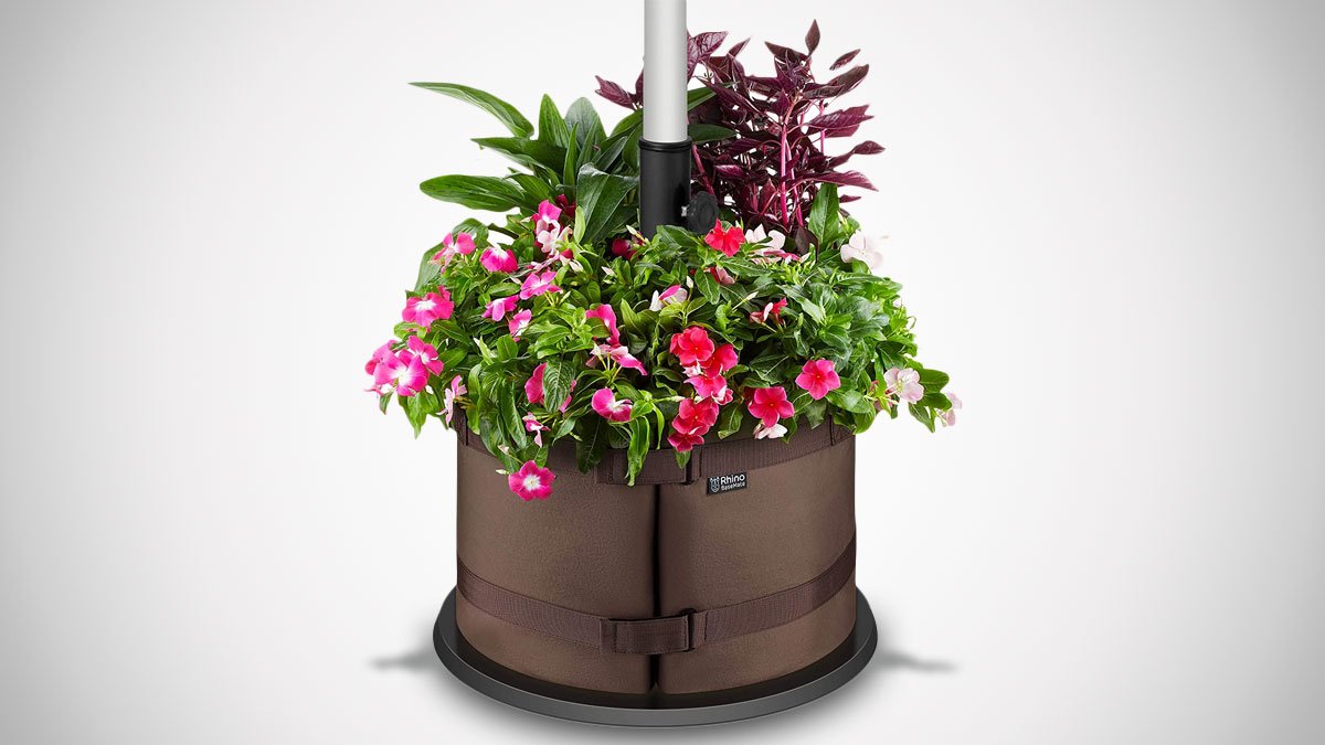 Rhino BaseMate Patio Umbrella Base Weight Planter
