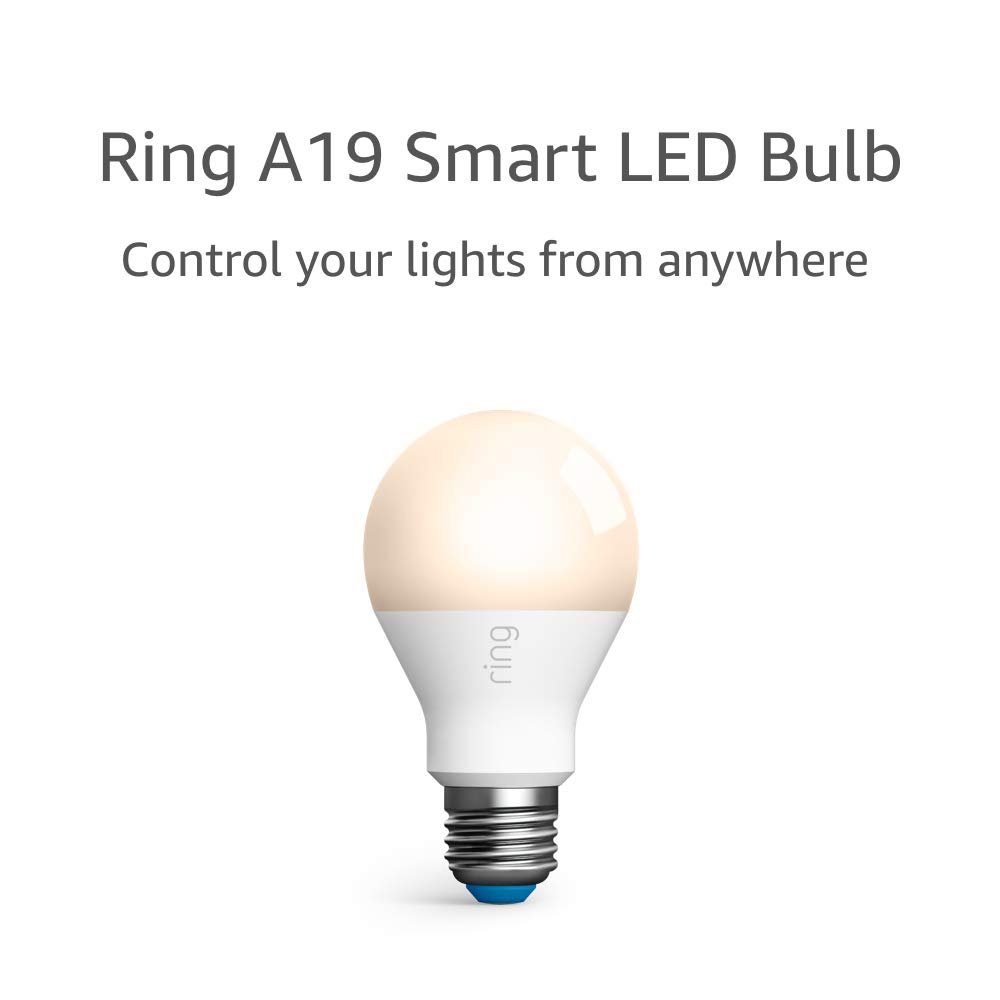 Smart Glow Anywhere: Ring A19 LED Bulb
