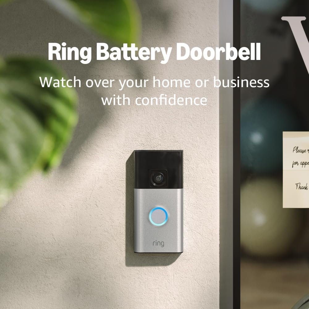 See More, Protect More: Ring Battery Doorbell