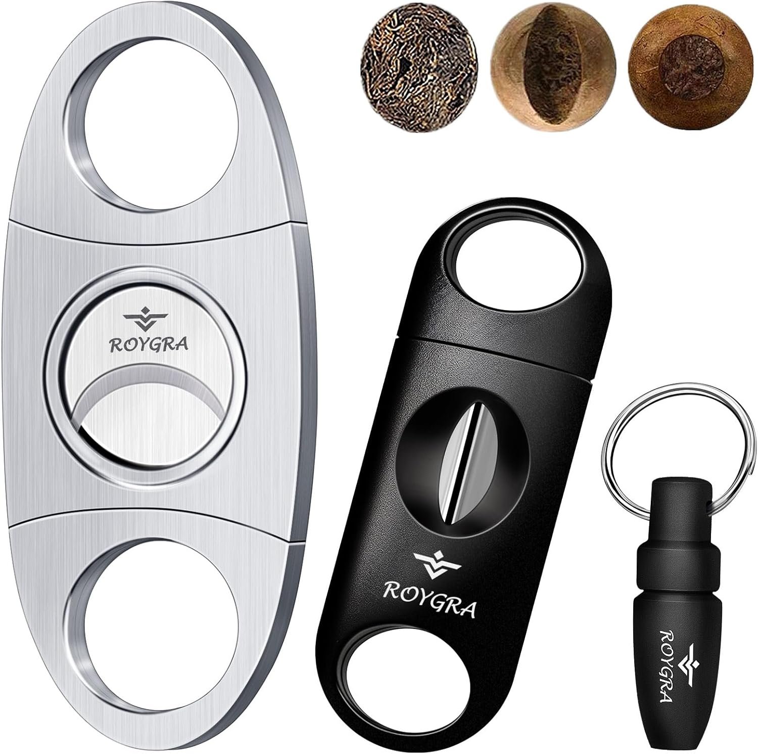 Roygra Cigar Cutter Set - Precision Tools for Smokers